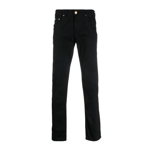  VERSACE JEANS COUTURE 男士黑色棉質牛仔褲 A2GVA0D4 60366 899 PLFSX