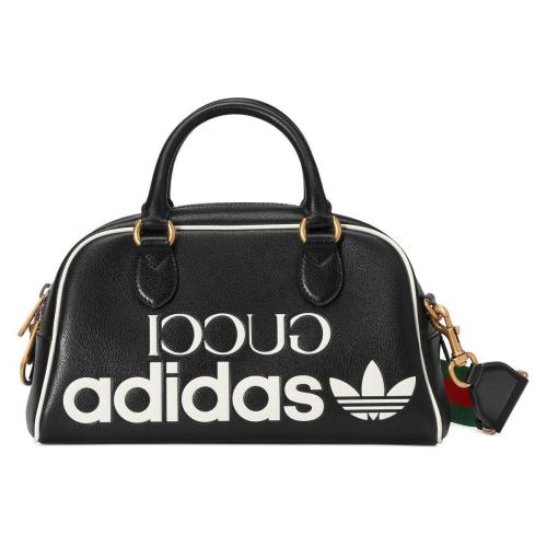  GUCCI古馳 22年秋冬 男士 adidas x Gucci聯名系列迷你旅行包 702397 U3ZCT 8726