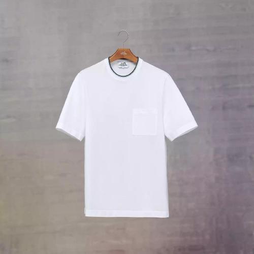  HERMES愛馬仕 22年秋冬 男士 短袖T恤 T-shirt ??piqures Sellier?? H267770HA90ME