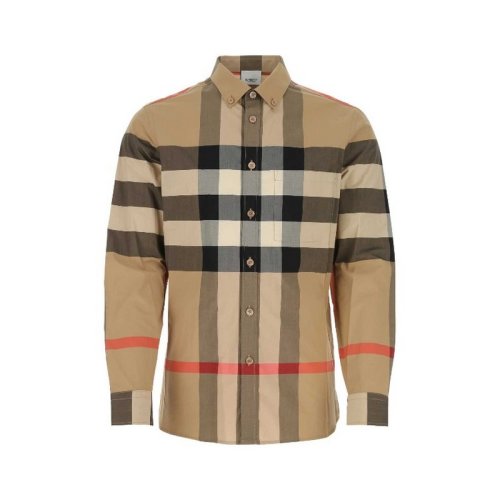  BURBERRY/博柏利 男士多色棉質長袖襯衫 8057468 PLFSX