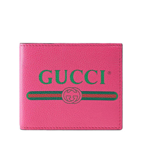 GUCCI/古馳 古琦女包 女士 粉色皮革時尚卡包錢包 496309 0GCAT 8840