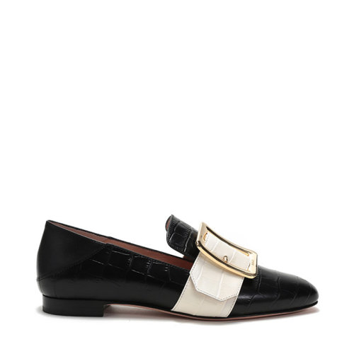 BALLY/巴利 女士皮質平底鞋便鞋 JANELLE CROC