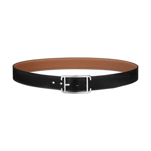  HERMES愛馬仕 22年秋冬 男士 腰帶 Ceinture reversible Society 32 H079634CBAE090