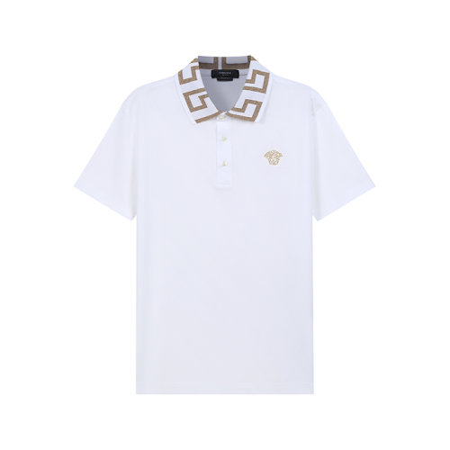 VERSACE/范思哲【22春夏新款】男士棉質(zhì)GRECA短袖POLO衫 A87402 1A01552