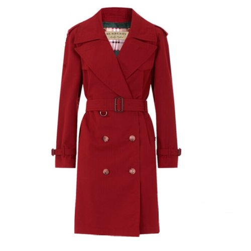 BURBERRY/博柏利 女裝 女士風衣 印花襯里 輕薄嘎巴甸Trench風衣8002939