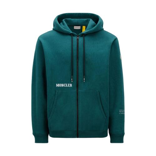  MONCLER蒙可蒙克萊 22年秋冬 男士 長袖T恤 Logo Zip-Up Hoodie H209U8G00006M2372850