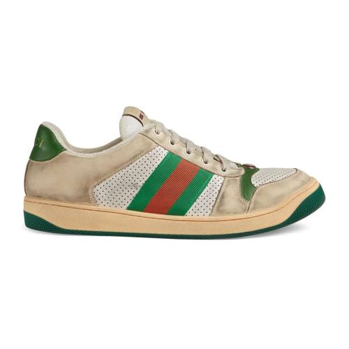 GUCCI/古馳 男士Screener皮革運動鞋休閑運動鞋5461630YI209581