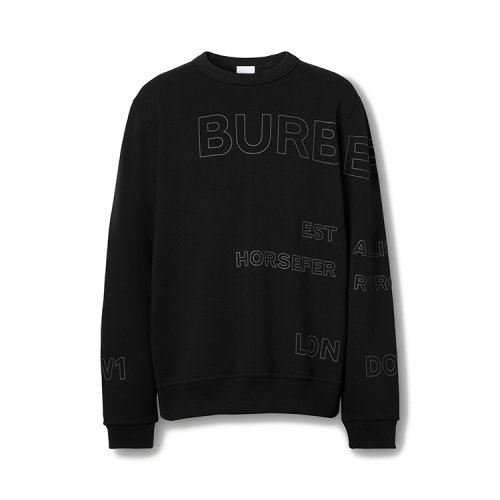 BURBERRY/博柏利 Horseferry 印花棉質男衛衣運動衫 80375531