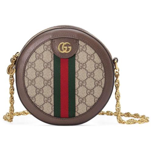  GUCCI古馳 22年秋冬 女士 Ophidia系列GG圓形迷你肩背包 550618 96I3B 8745 預定商品2-6周發貨
