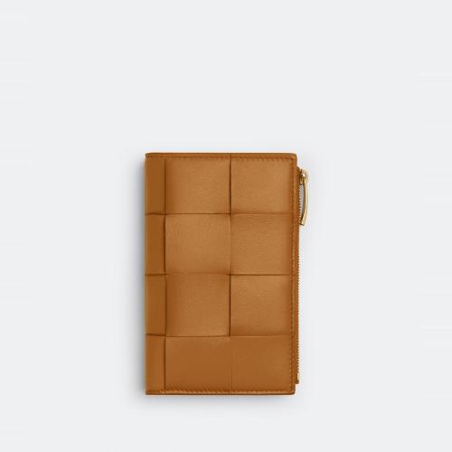  BV葆蝶家 22年秋冬 女士 錢包 portefeuille zippe a deux volets moyen format 667130VCQC125