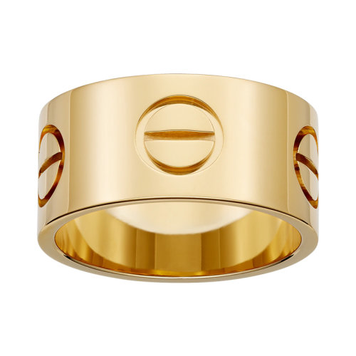 CARTIER/卡地亞 經典款 LOVE 18K金黃金結婚戒指 B4227800