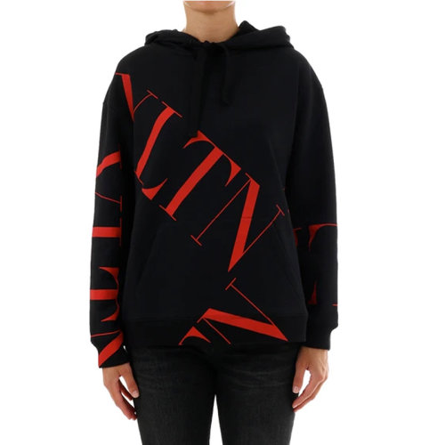 Valentino/華倫天奴  女裝 時(shí)尚百搭 女士棉質(zhì)連帽衛(wèi)衣 SB3MF02S4T9 0NR HKY012345C
