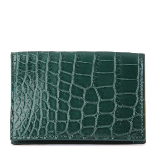 【秒發】Bottega Veneta/葆蝶家 經典實用鱷魚皮卡包