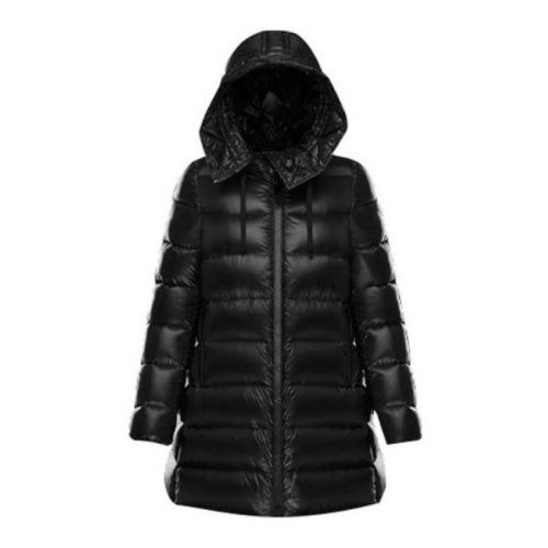 MONCLER|蒙口  Suyen 經典亮面抽繩兜帽羽絨服 女款 黑色