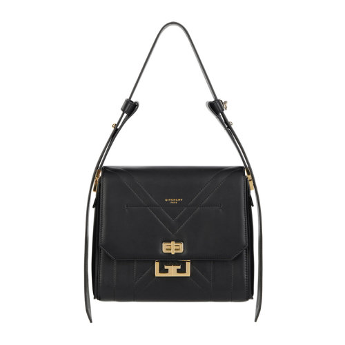 Givenchy/紀梵希 女士小牛皮LOGO鎖扣翻蓋開合單肩包斜挎包女包 BB50ARB0N5 多色可選小號EDEN手包23*19*8cm