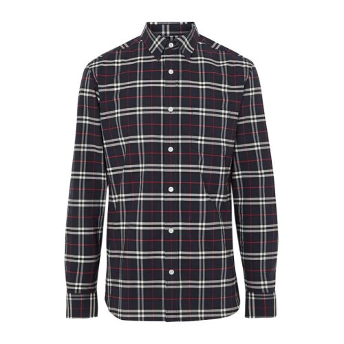 BURBERRY/博柏利 經典格紋男士長袖襯衫80048351