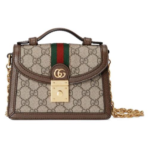  GUCCI古馳 22年秋冬 女士 Ophidia系列GG迷你肩背包 696180 96IWG 8745