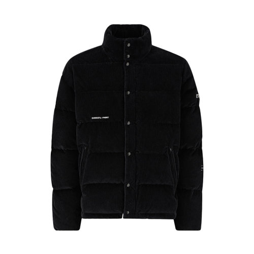 Moncler/蒙克萊 22年秋冬新款 Maya 70系列FRGMT藤原浩特別款 男女同款黑色純棉燈芯絨短款羽絨夾克H209U1A00012M2363999