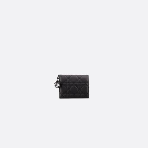  DIOR迪奧 22年秋冬 女士 錢包 迷你 Lady Dior 錢包 S0178SLOI_M989 預定商品1-3周發貨