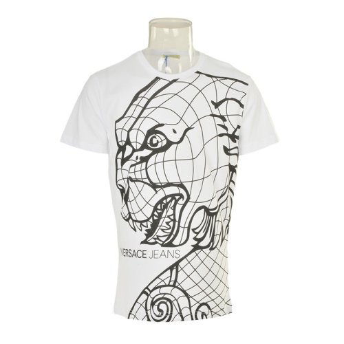  VERSACE JEANS COUTURE 男士印花棉質(zhì)短袖T恤 B3GPA752 6610 003 PLFSX