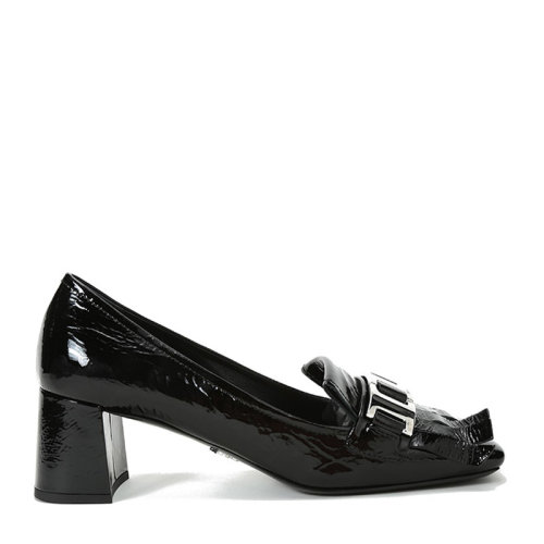 PRADA/普拉達 女士皮革方頭高跟鞋粗跟鞋 1D319M H27 F 055