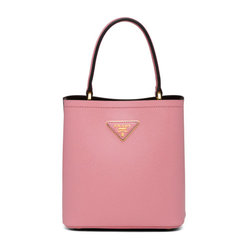 PRADA/普拉達 女士Prada Panier Saffiano皮革水桶包 1BA217_2ERX_V_OOO