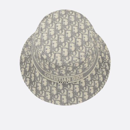  DIOR迪奧 22年秋冬 女士 帽子 D-Oblique 窄檐桶帽 11DOB923I132_C810 預定商品1-3周發貨