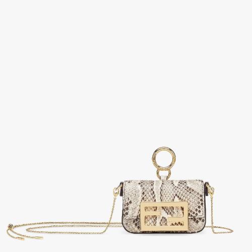  FENDI芬迪 22年秋冬 女士 掛飾 Nano Baguette Charm 7AS04_H97F1FEH