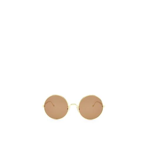  LOEWE羅意威 22年秋冬 女士 太陽眼鏡 Round sunglasses in metal G832444X02-2951 預定商品1-3周發貨