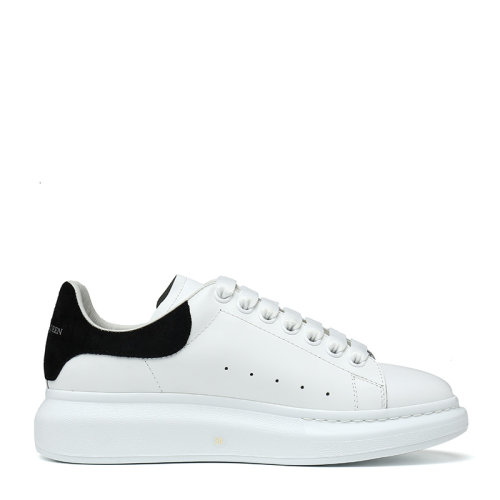 Alexander McQueen/亞歷山大麥昆鱷魚紋麂皮后幫男士休閑運動鞋625162WHZ4K小白鞋