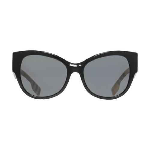  BURBERRY 22年秋冬 女士 Vintage 格紋裝飾蝴蝶框太陽眼鏡 40806111 預定商品1-3周發貨