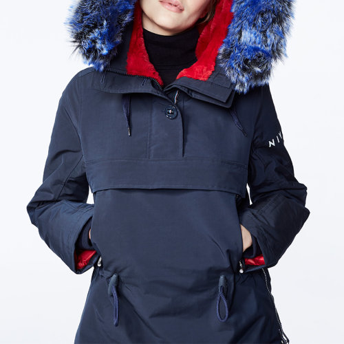 Nivose/尼渥絲 TIGNES 經典工裝連帽套頭夾克 女士棉服 滑雪服 防風防潑水保暖舒適 兩色可選