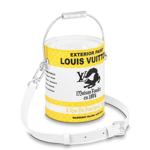  LV路易威登 22年秋冬 男士 單肩包 LV PAINT CAN 手袋 M81593