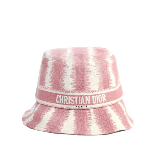 DIOR/迪奧  女士條紋棉質漁夫帽帽子   12DSP923X136420  GMH0010D