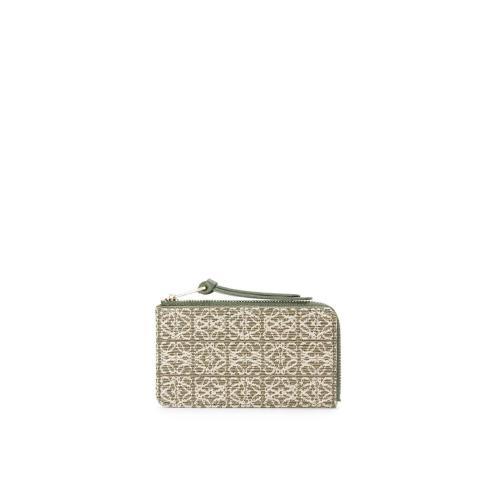  LOEWE羅意威 22年秋冬 女士 卡包 Coin cardholder in jacquard and calfskin C604Z40X01-4365 預定商品1-3周發貨