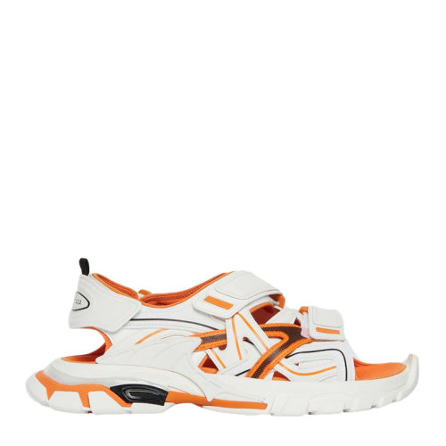 Balenciaga/巴黎世家 女士拼色聚氨酯混紡滌綸履帶經典字母徽標裝飾運動鞋涼鞋女鞋 617543-W2FH1-9059