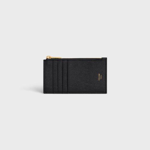  CELINE賽琳思琳 22年秋冬 女士 卡包 PORTE-CARTES COMPACT ESSENTIALS VEAU GRAINé 10J893BE