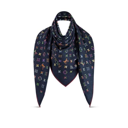  LV路易威登 22年秋冬 女士 圍巾 LV GARDEN 披肩 M77920
