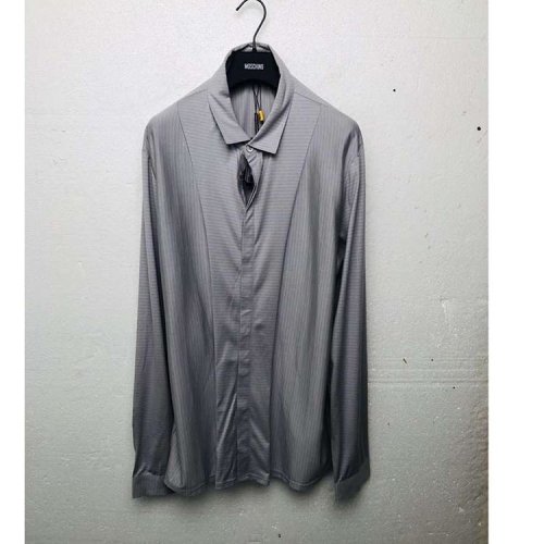 Emporio Armani/安普里奧阿瑪尼 灰色男士長(zhǎng)袖襯衫
