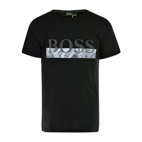 HUGO BOSS/雨果波士  男裝 服飾  純棉logo印花時尚百搭簡約男士短袖T恤