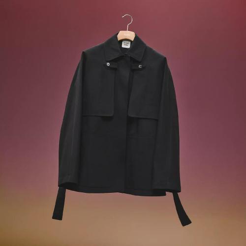  HERMES愛馬仕 22年秋冬 女士 風衣 Trench-coat court H2H0127DO0234