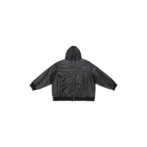  BALENCIAGA巴黎世家 22年秋冬 男士 長袖T恤 3b sports icon padded zip-up hoodie 698867TMO1