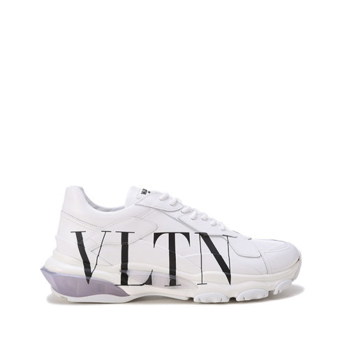 Valentino/華倫天奴 【22春夏新款】 男士牛皮革系帶休閑運動鞋VLTN圖案 XY2S0B21 RKW
