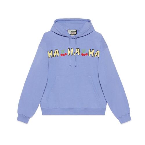  GUCCI古馳 22年秋冬 男士 Gucci HA HA HA特別系列櫻桃衛衣 721785 XJEX3 5848