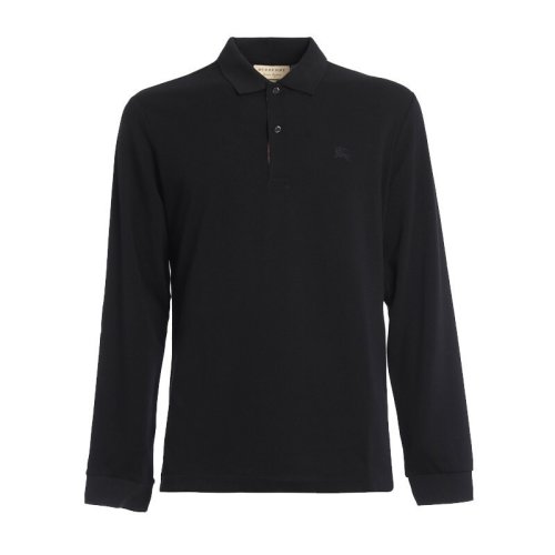  BURBERRY/博柏利 男士灰色棉質長袖polo衫 8027111 PLFSX