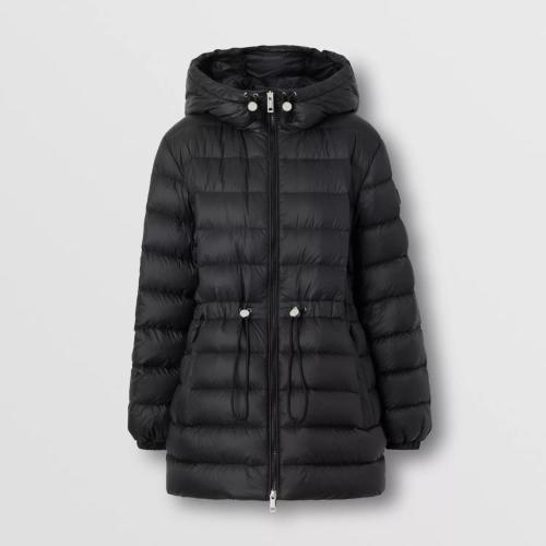  BURBERRY 22年秋冬 女士 徽標裝飾連帽羽絨服 80554331