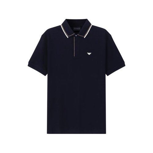 Emporio Armani/安普里奧阿瑪尼 男士海軍藍色棉質短袖POLO衫 3L1F90 1JTKZ 0920 PLFSX