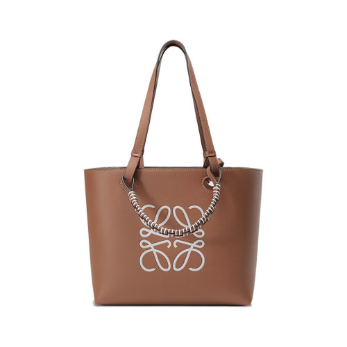 LOEWE/羅意威 女士牛皮革Anagram Tote手提單肩包托特包購物袋小號 A717S72X11