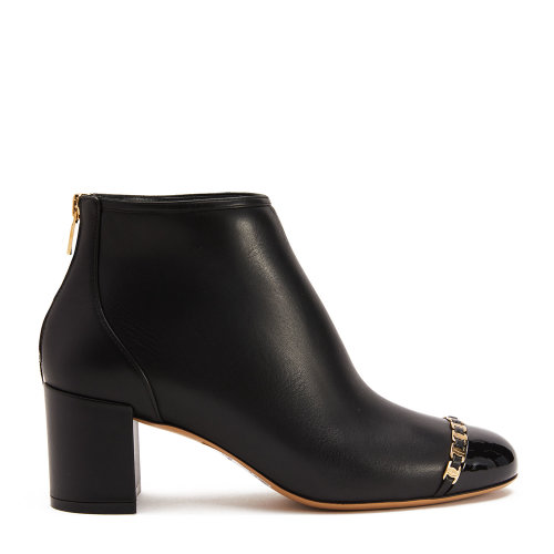 Salvatore Ferragamo/菲拉格慕 女士VARA鏈條細節短靴  女士短靴