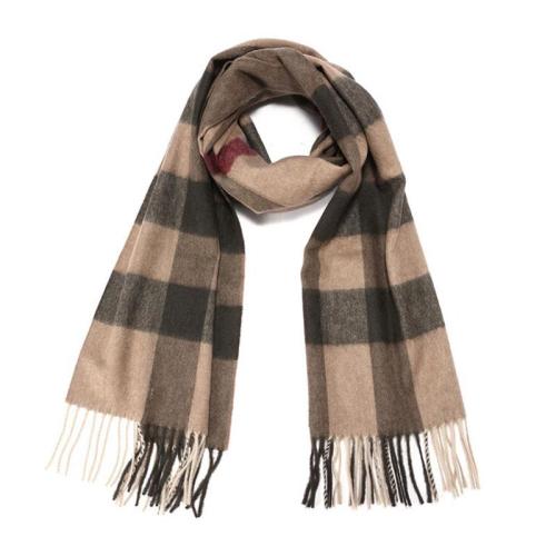 BURBERRY/博柏利 女士卡其色羊絨圍巾 38004731